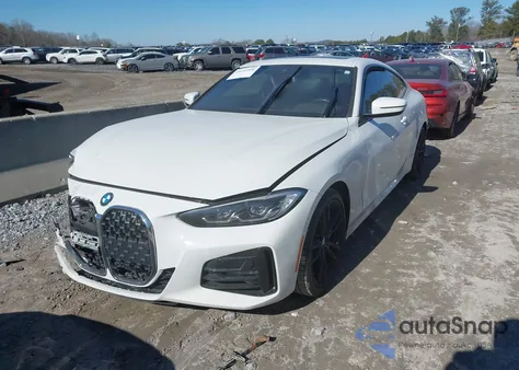 2021 BMW 430I z USA, uszkodzony, nr VIN WBA53AP06MCG93461